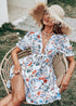Boho Floral Mini Dress Izara